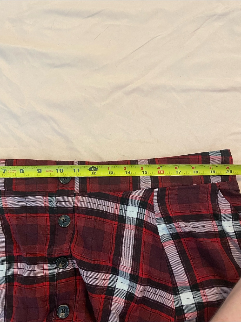 torrid Red Plaid Suspender Skirt - Picture 13 of 14